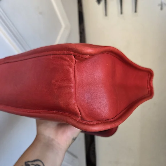 Vintage Coach NYC Red Slim Satchel 9430❤️🥀 - Picture 8 of 15